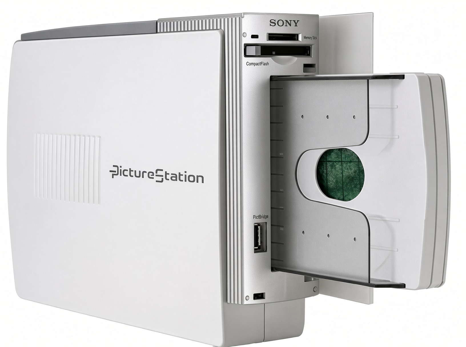 Sony DPP-EX50 PictureStation Digital Photo Printer mit geöffneter Papierzuführung